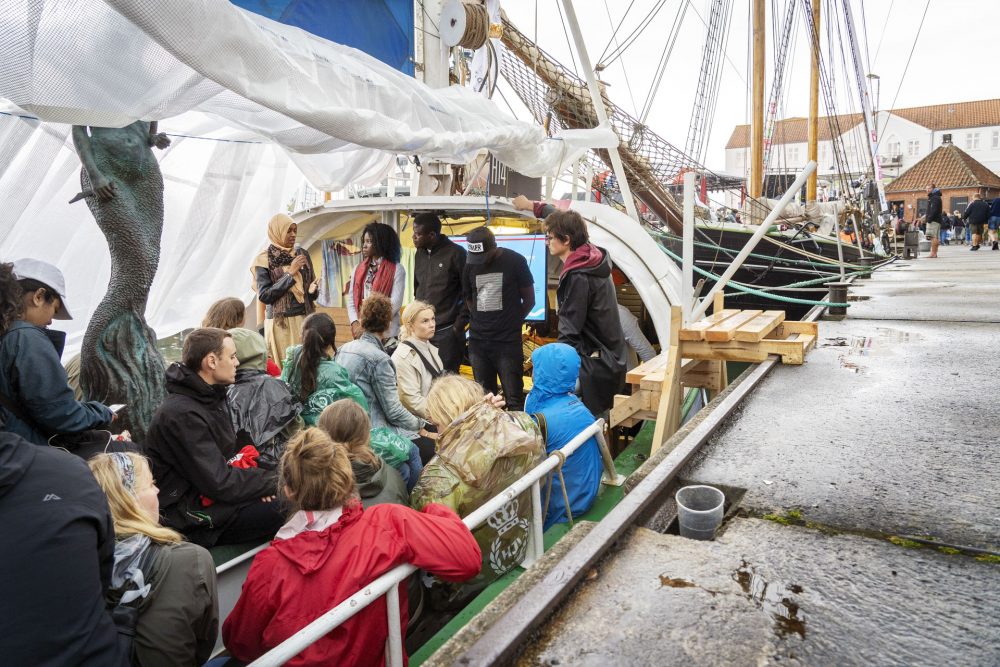 Foredrag på kutteren Anton om SDG på Folkemødet 2019