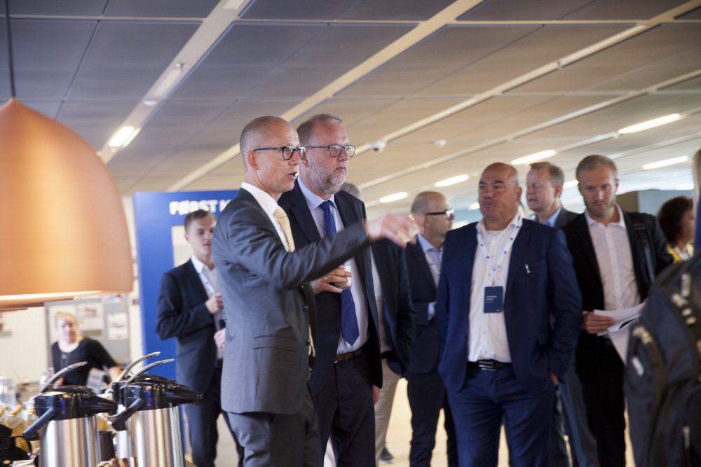 Jens Aaløse og Lars Christian Lilleholt, ved 5G Showcase